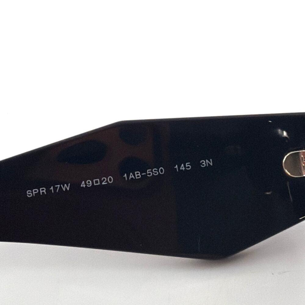 Prada Black Slate Gray Lenses Symbole Sunglasses - Picture 7 of 11